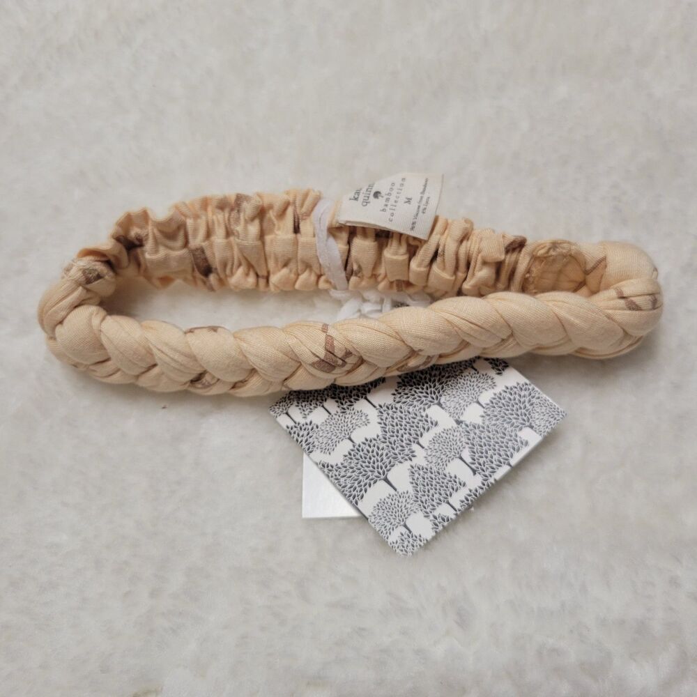 Kate Quinn Stretchy Braided Tawny Lizard Headband M